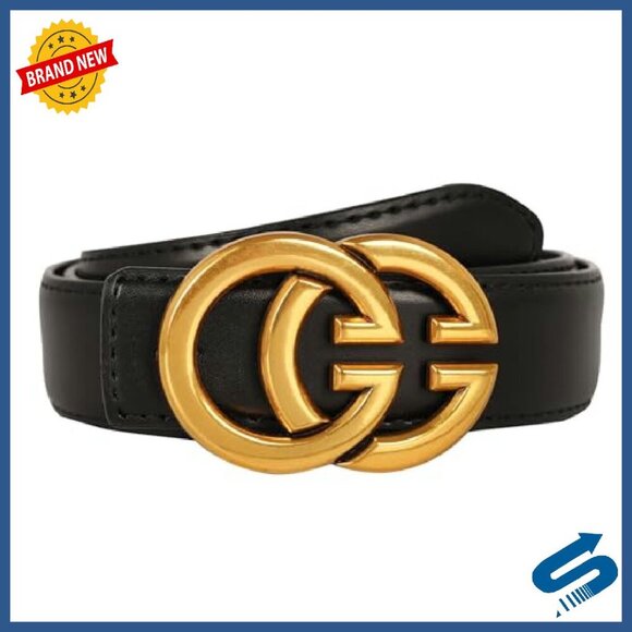Classic Metal Buckle Leather Belt for Women - Dress & Jeans main image 8